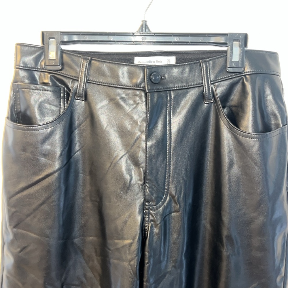 Abercrombie & Fitch Black Straight Leg Pants - Picture 4 of 6